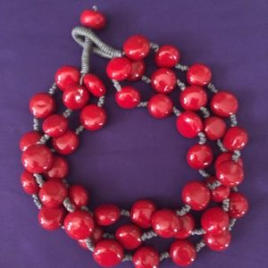 Red Cherrie Necklace
